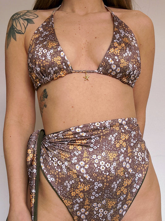 Ditsy high waist bottoms - riabelle.bespoke