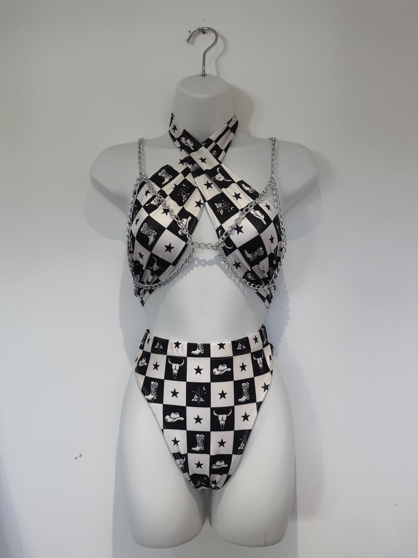 Wrangler halter tie top - riabelle.bespoke