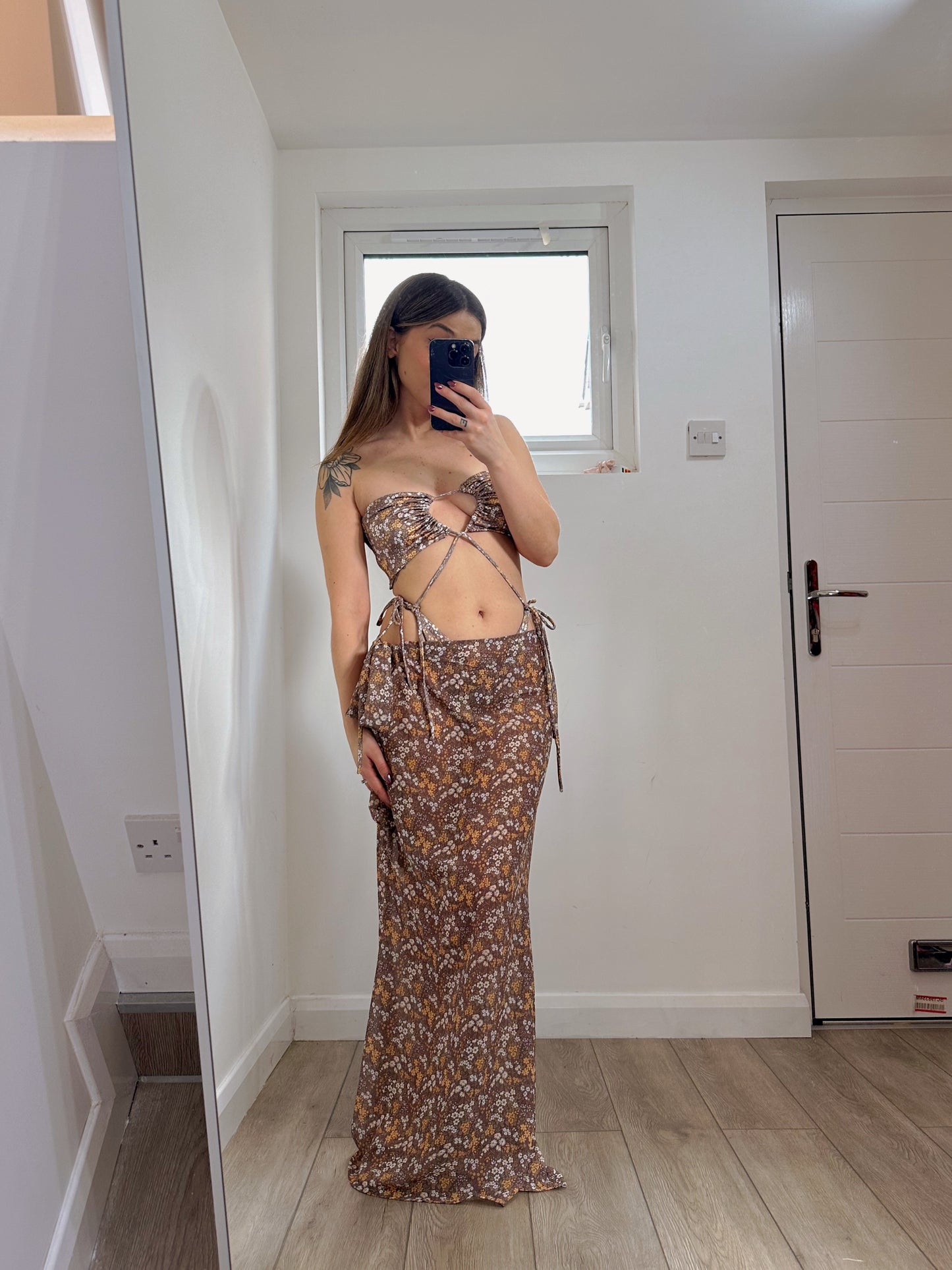 Ditsy beach skirt - riabelle.bespoke