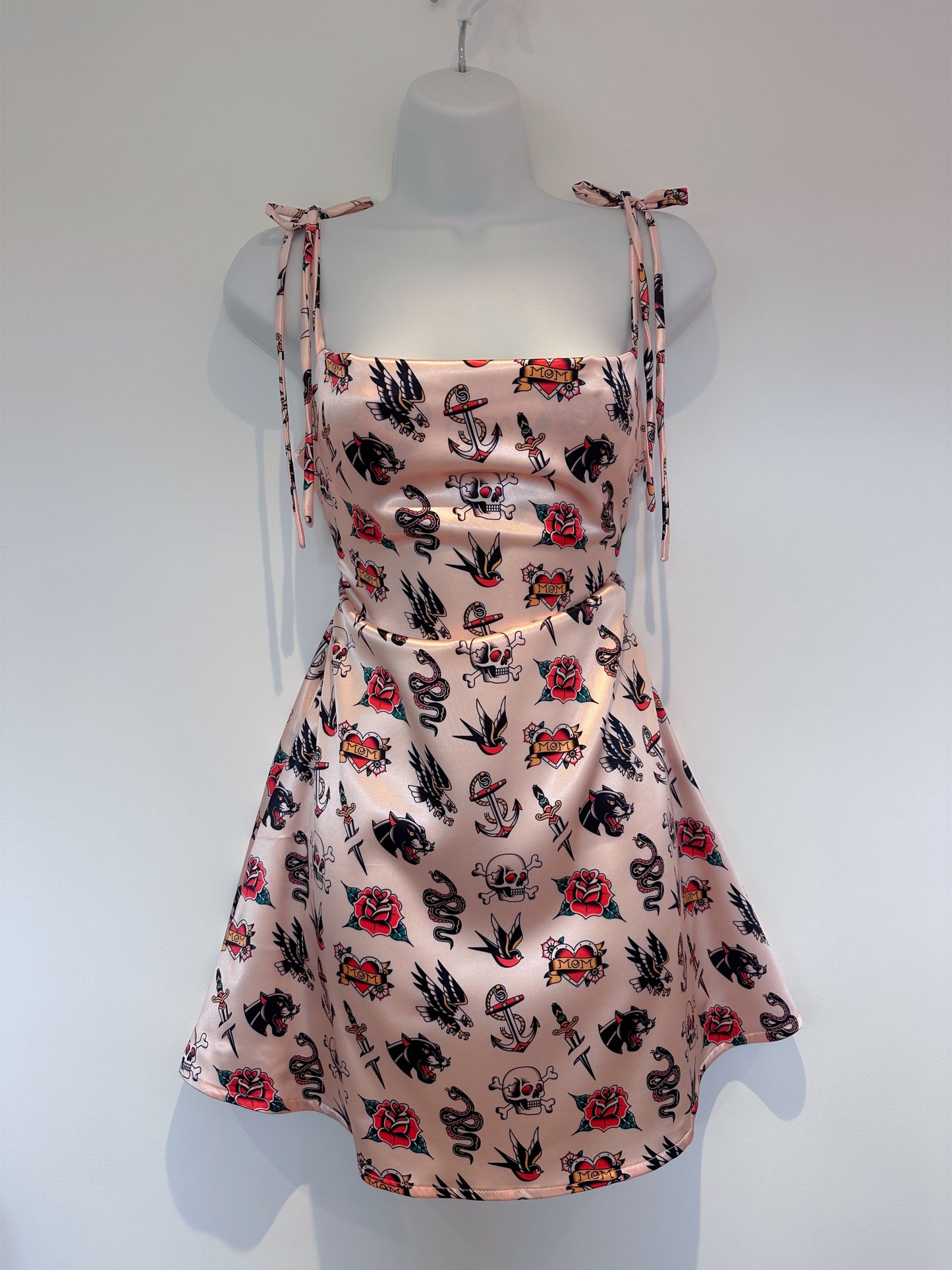 Tattoo mini dress - riabelle.bespoke