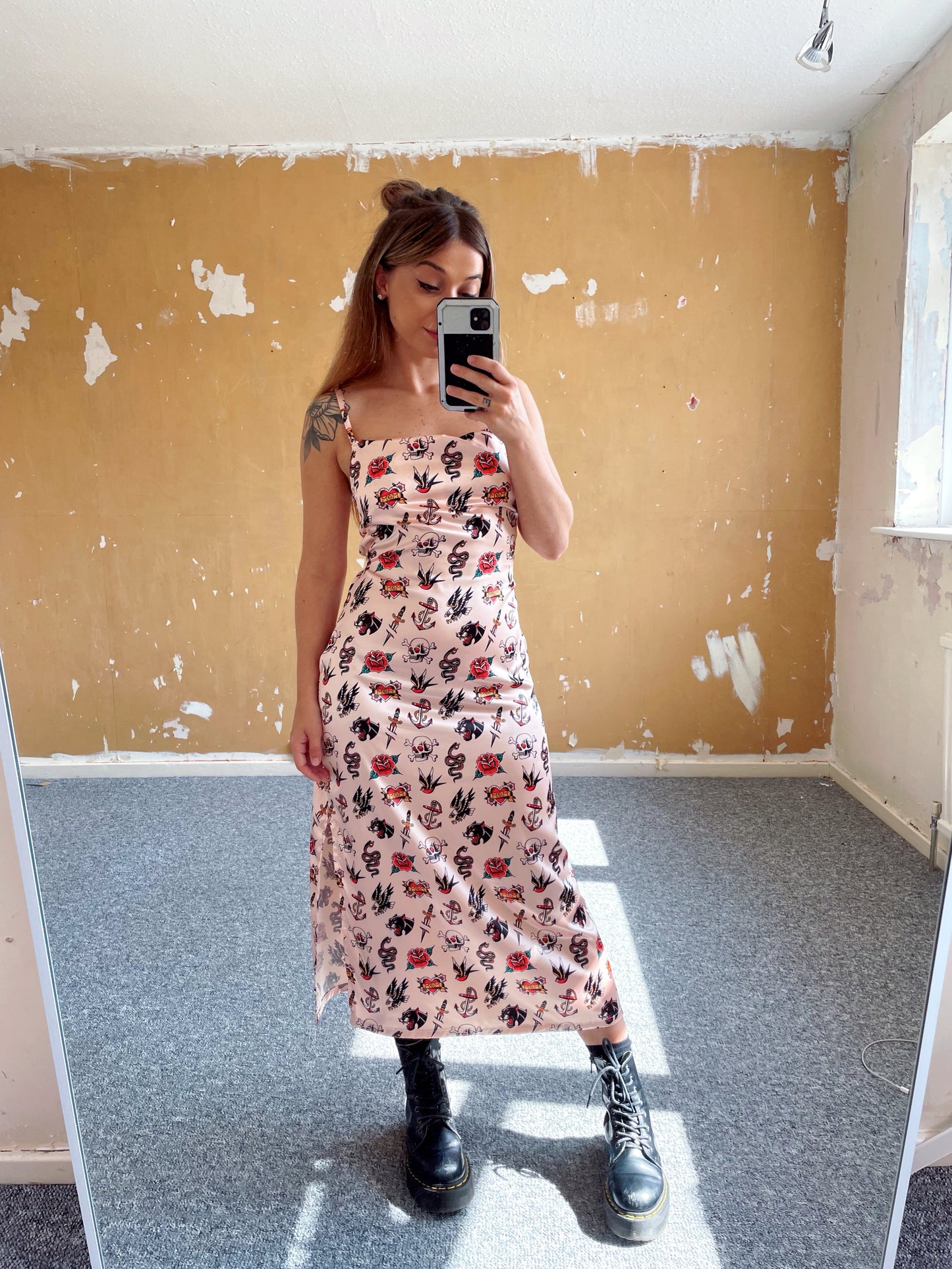 Tattoo midi dress - riabelle.bespoke